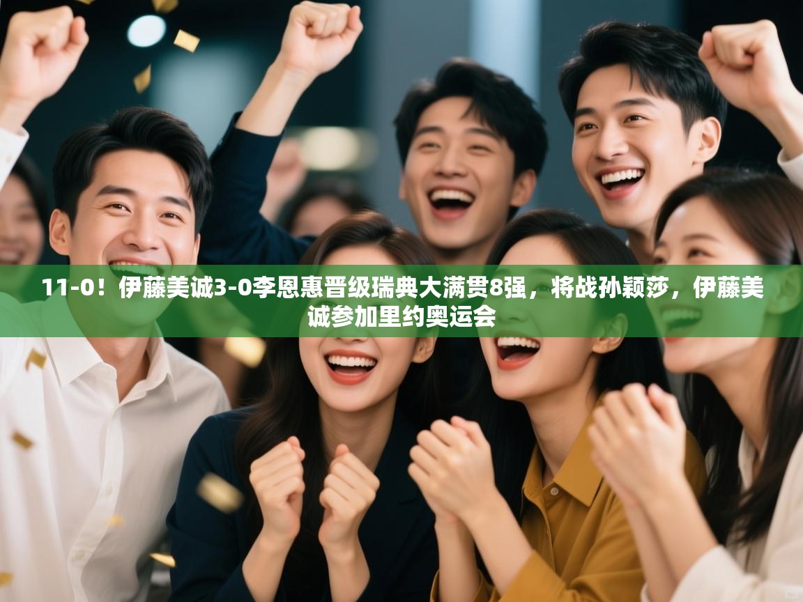 爱游戏-11-0!伊藤美诚3-0李恩惠晋级瑞典大满贯8强,将战孙颖莎,伊藤美诚参加里约奥运会 第3张