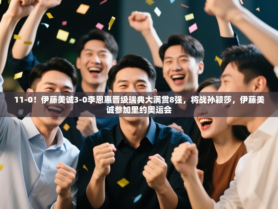 爱游戏-11-0!伊藤美诚3-0李恩惠晋级瑞典大满贯8强,将战孙颖莎,伊藤美诚参加里约奥运会 第4张